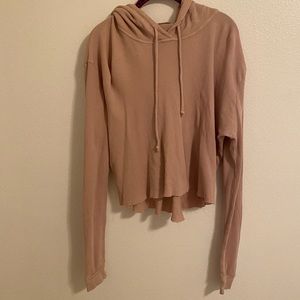Brandy Melville long sleeve pull over with hood